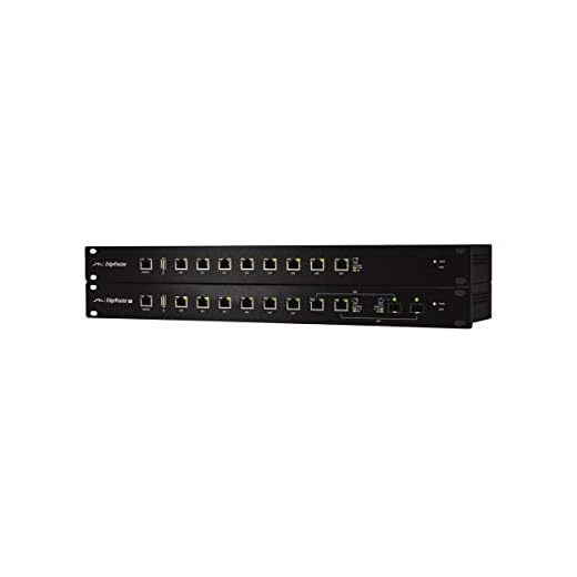 Ubiquiti Networks Edgerouter Pro 8- 8 Port Router 2Sfp (ERPro-8),Black