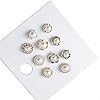 10 pièces Femmes Chemise Broche Boutons Couvrir Boutons Broche Perle Broche Broches Bouton détachable pour Femmes vêtements Fournitures Professional and Attractive #4