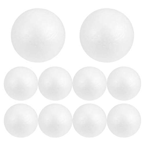 LEDMOMO ���A�X�`���[���{�[�� �ۋ� ���a9cm DIY �N���t�g�f�� ���� �I�[�i�����g �q������ ����ߋ� 10�Z�b�g