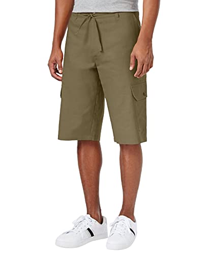 Sean John Men's Linen Short, Grape Leaf, 40