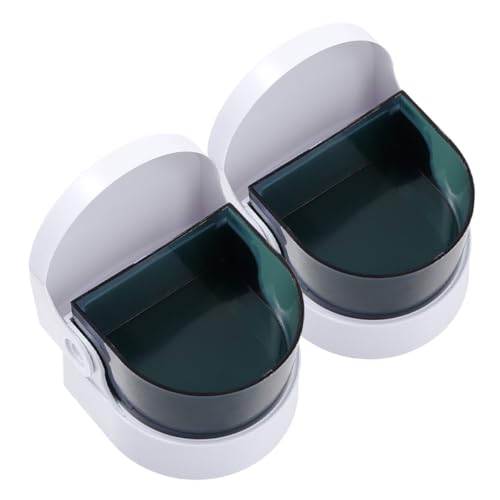 EXCEART 2個 ミニ超音波ジュエリークリーナー 振動式 携帯便利 指輪 ネックレス 時計 メガネ 食器対応 家 ショップ用