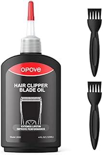 OPOVE Premium Hair Clipper Blade Lubricating Oil for Clippers, Trimmers, Groomers, Rust Prevention, 4.05oz/120ml, 1 Pack