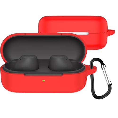 INIAYOH For Sony WF-C510 �ی�P�[�X �\�j�[ WF-C510 �P�[�X �J���r�i�t�� �ϏՌ� �����^ �h���h�o �[�d�\ �����h�~�i���b�h�j