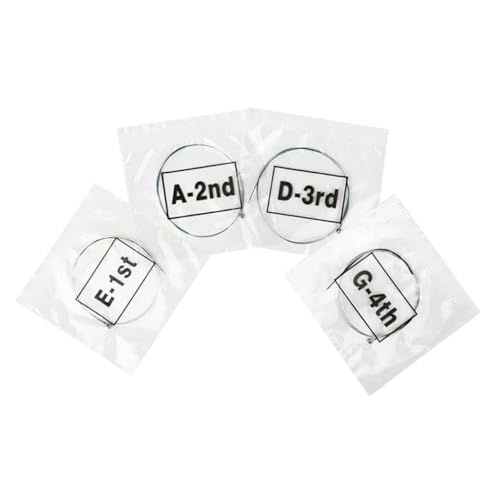 Generic 4pcs Violin Strings Full Set Copper Alloy Violin Replacement Strings Kit