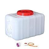 BDHD ウォータータンク 15L 25L 30L 45L 70L 大容量 ウォータータンク 蛇口付き水キャリア 家庭用水用 ハイキング狩り アウトドア 自動運転ツアー 防災 避難用 水タンク 車の水タンク 水バケツ (給水ホース接続可能,25L)