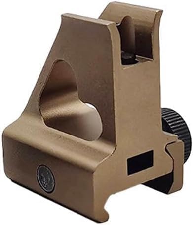 Aluminum Alloy Height Fixed Metal Sights，Outdoors Standard Low Profile Front Iron Sight Post - for 20mm Rail，2Pcs