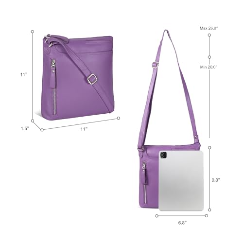 Image of Leather Crossbody Bags for Women - Ladies Sling Handbags - Medium Cross body Purses Handbags - Purses For Women