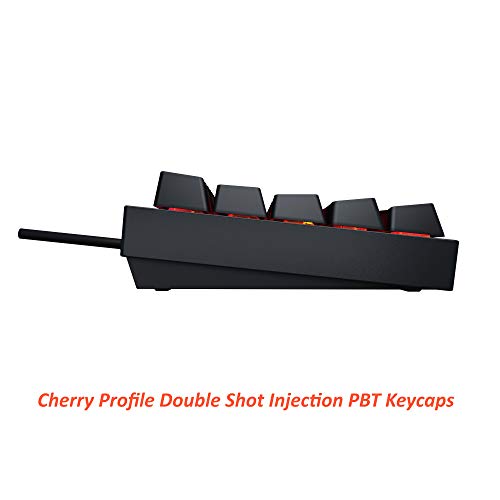 Durgod HK Venus RGB Mechanical Gaming Keyboard - 60% Layout - Double Shot PBT Cherry Profile - NKRO - USB Type C - Aluminium Chassis (Cherry Brown, Black)