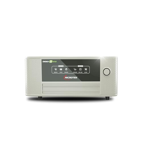 Microtek Energy Saver 825 Advanced Digital 715VA/12V Inverter, Support 1 Battery With 2 Year Warranty for Home, Office & Shops