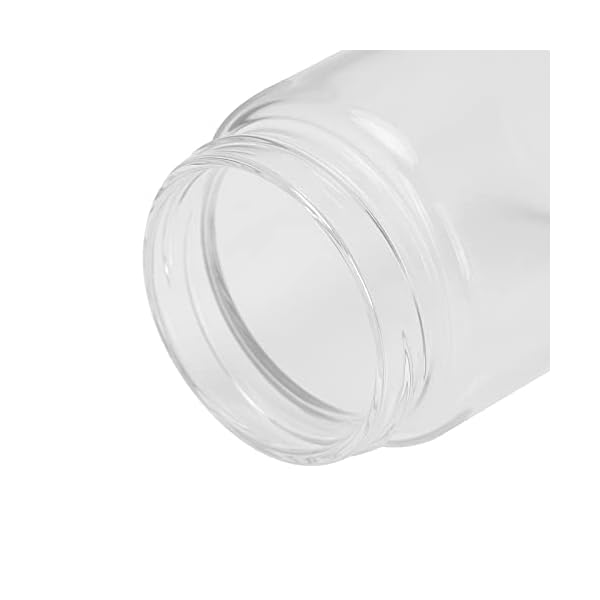 Gewürzflasche, glatte Ecken Gewürzgläser Küchenbedarf Transparentes Glas mit Löffel zum Aufbewahren von Zucker für die… – Bild 5