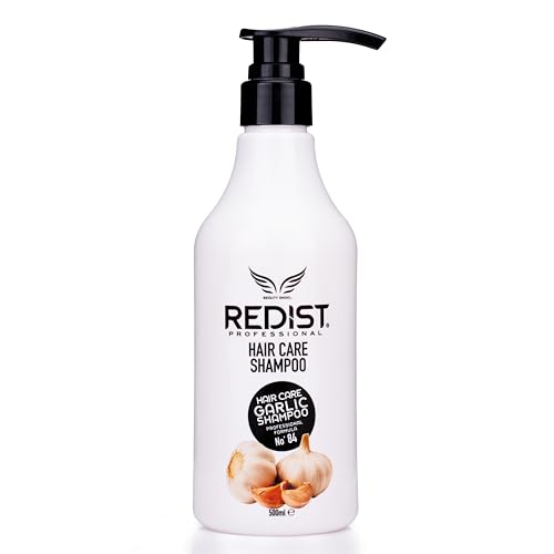 Redist Garlic Hair Care Shampoo 500ml | Haar-Shampoo mit Knoblauch | Intensiv reparierende Haarkur | Anti Haarausfall Frauen & Männer | sprödes-trockenes-strapaziertes-Haar | Sarimsak Sampuan