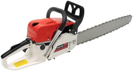 Motosierra de gasolina de 52 ccm, motor de 2 tiempos, 56 cm de di...