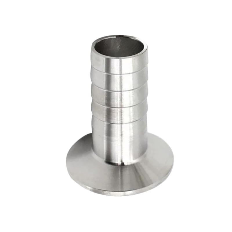 Raccord Sanitaire Tri Clamp En Inox 304 - Pour Tuyaux De 6 à 38 Mm - Connexion Cannelée, Idéal Brassage Maison Ou Industrie Alimentaire