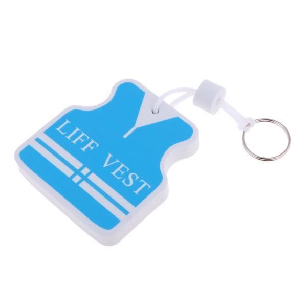 ATORSE 10xYacht Sailing Boating Floating Key Ring Keyring Key Chain Vest White Blue Accessories-image-32
