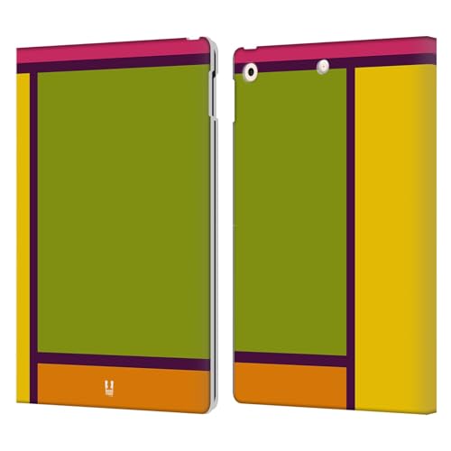 Étui en cuir iPad 10.2 Head Case Designs finition haut de gamme motif BCBG géométrique