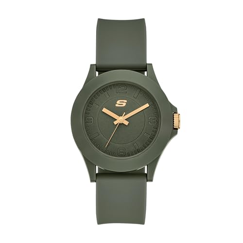 Skechers Women's Rosencrans Analog Green Silicone Watch (Model: SR6345)