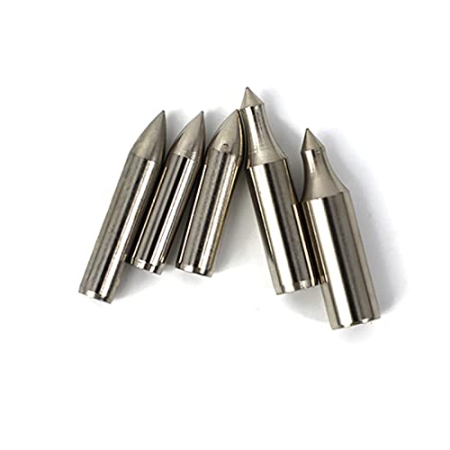 Lamehfyo 20pcs Metal Arrowheads Glue On Arrow Field Points Hunting Target Arrow Tips Bullet Points Broadheads for Bamboo Wooden Arrows (001)