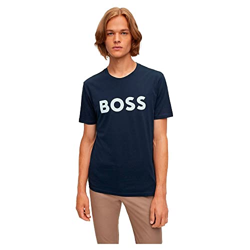 BOSS Thinking 1, Camiseta Hombre, Dark Blue404,