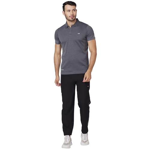 Image of berge' Men's Polyester Track Pant with Secure Zipper Side Pockets for Sports|Exercise|Gym|Running|Casual Wear|Lower Tracks Pant
