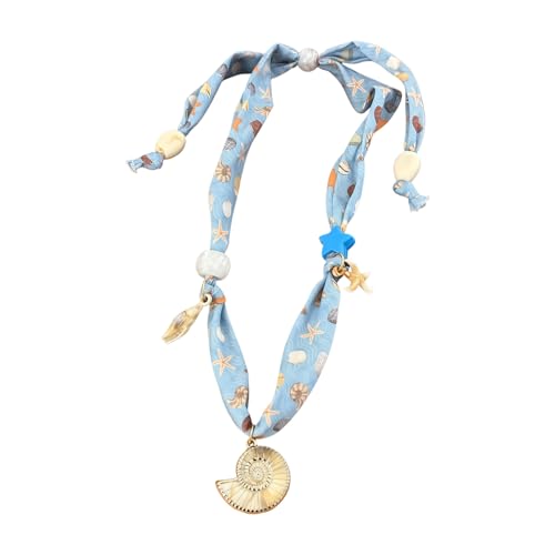 Collar playero de bufanda floral el regalo de verano ideal