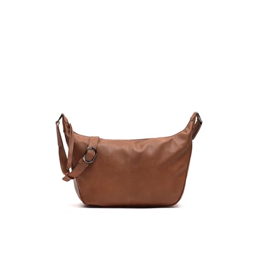 MISAKO Fulvia bolso bandolera mediano Mujer - Fulvia Camel 22 X 40 X 11 cm