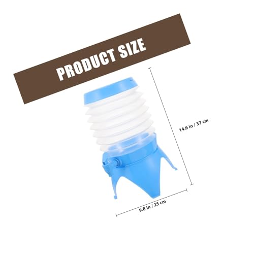 Distributeur d'eau pliable 5l bleu étanche contre le manque d'eau - 2