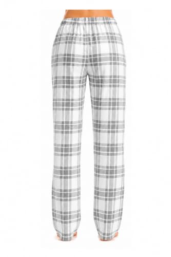 Image of Just Love Women's Buffalo Plaid Pajama Pants, 100% Cotton Jersey Knit Sleep and Lounge PJ Bottoms
