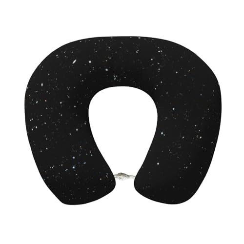 Almohada espuma viscoelástica cuello U negra 25x30 cm miniatura 1