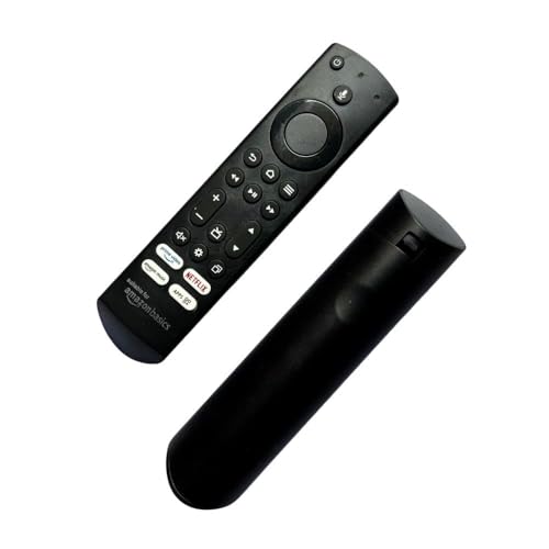 Image of BLACKSHEEP Compatible for Amazonbasics Tv Remote Original Replacment of Smart Android Amzon Basics Television Without Alexa Feature and Non Voice Command-Black