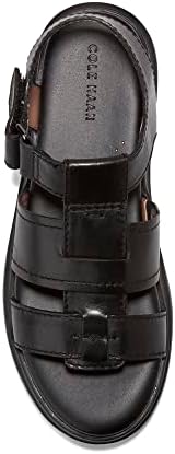 COLE HAAN Women's GRANDPRØ Rally Fisherman Sandal, Black/Black, 8 | Image 1