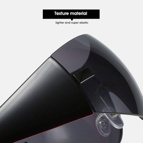 Lunettes de soleil hip hop design sans monture géométrique nuances ultra légères - 7