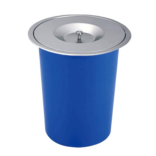 Caneca de basura de encimera con tapa y asa 5L