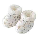 Prewalker Crib Shoes Printed Pattern First Walking Shoes for Infant Baby 0-6 Month Footwear Soft Soles Winter Sneaker Colorful Baby Shoes