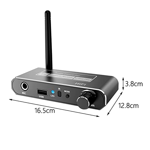 Generic Adaptador de receptor de áudio Adaptador AUX para smartphones de ouvido Tablet Laptops Carro
