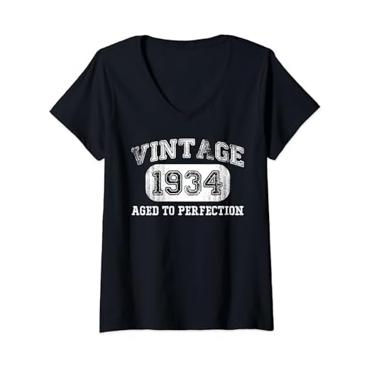Mujer 1934 Regalo de cumpleaños 88 años 88 cumpleaños 1934 Camiseta Cuello V