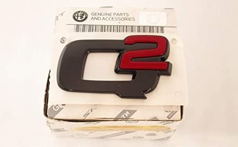 SCRITTA STEMMA Q2 ALFA ROMEO GIULIA STELVIO POSTERIORE ORIGINALE