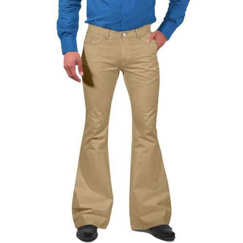 Jean vintage années 70 homme élégant coupe droite fluide et chic