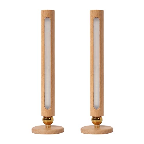 Led Night Light Battery Operated Wall Sconce with 360°Rotate Magnetic Ball,Stepless Dimming Cordless Wall Lamp for Bedroom Bathroom Toilet Stair Lights Decor(2 PCS)