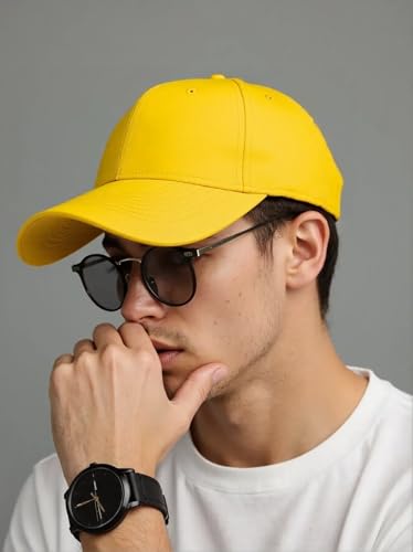 Image of Tomorrow Adjustable Baseball Cap - Unisex Cotton Snapback Trucker Hat with Sun Protection, Perfect Outdoor & Sports Cap for Men and Women