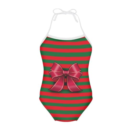 Image of Girl Funny Cute Beach Sport Halter One Piece Swimsuit Bathing Suit for 3-10 Year