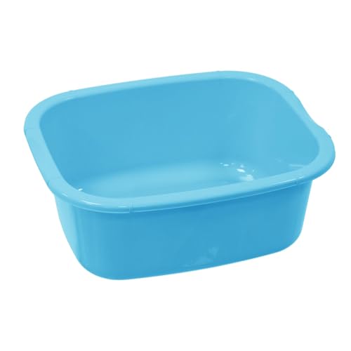 simpa 11L Multi-Purpose Sky Blue Plastic Rectangular Household Cleaning Bowl for Washing Up, Window Cleaning, Car Valeting and Multi Room Spot Cleaning Tasks.