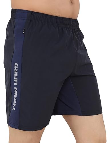 Image of NEVER LOSE Men's Lightweight Performance Training Shorts with Quick-Dry Fabric for Running, Gym and Everyday Workouts