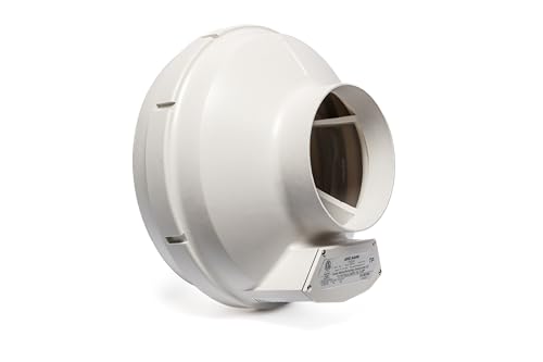 Image of Festa AMG Hawk Radon Fan - 3 inch Installation Kit - Quiet and Energy Efficient Radon Mitigation Inline Fans - High Performance 6 inch Duct Fan
