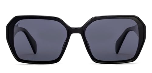 Image of Vincent Chase By Lenskart | Full Rim Hexagonal | STARDUST | Polarized and 100% UV Protected | For Women | Large | VC S16907