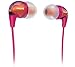 Produktbild Philips SHE3683 InEar-Kopfhörer mit austauschbaren Kappen, transparentes Gehäuse, pink