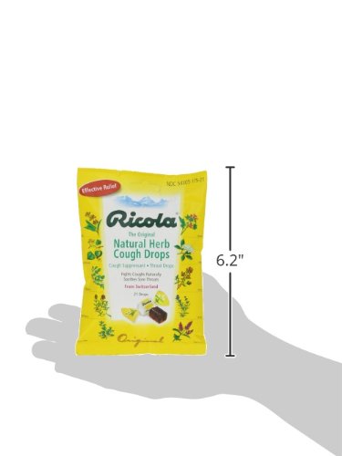 Ricola Herb Throat Drops, Original, 21-ct