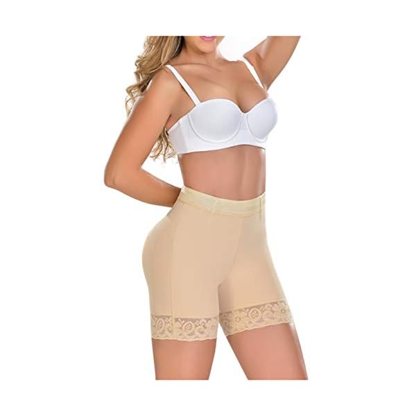 MD-0322-High-Waist-Body-Shaper-Butt-Lifter-Slimmer-Shorts-Fajas-Levanta-Cola M&D Fajas Colombianas Butt Lifting Shorts Levanta Gluteos Colombianos Beige M