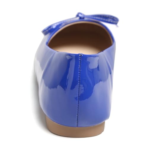 Image of Dear Time Women's Casual Foldable Ballet Flats Square Toe Ballerina Flats Shoes Comfortable