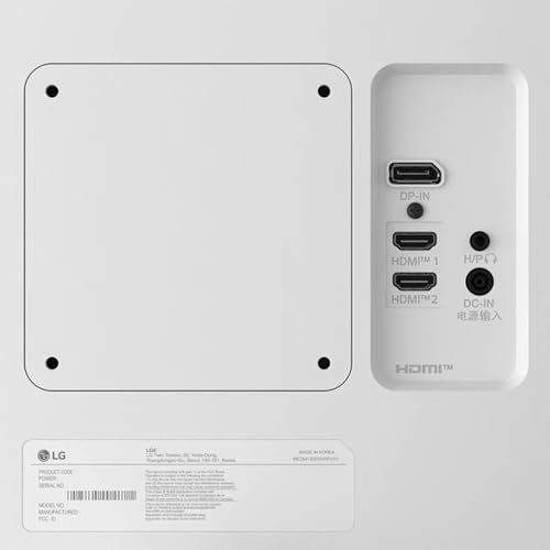 Image of LG 27 inch 4K UHD (3840x2160) IPS Monitor, 60Hz, Dynamic Action Sync, Black Stabilizer, HDR10, Reader Mode and Flicker Safe, Anti-Glare, OnScreen Control, HDMI & DisplayPort, Tilt Adjustable, White