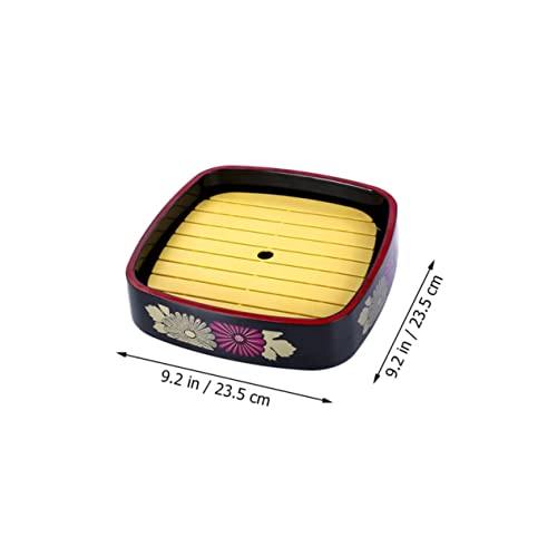 Plato para sushi de material ABS resistente estilo japonés miniatura 2